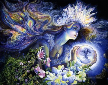 JW diosas princesa de la luz Fantasía Pinturas al óleo